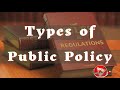 5 Types Of Public Policy Public Policy Explained Learn Public Policy Process Full Tutorial Video