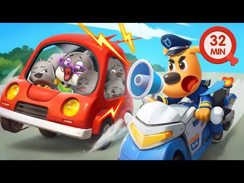 Dangers of Overloaded Vehicles | Kids Cartoon | Car Safety | Police Rescue | Sheriff Labrador
