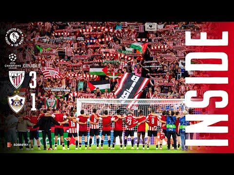 Imagen de portada del video INSIDE I Athletic Club 3-1 Qarabağ FK I Champions League 2025/26 3. J