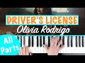 How to play DRIVERS LICENSE - Olivia Rodrigo Piano Chords Tutorial