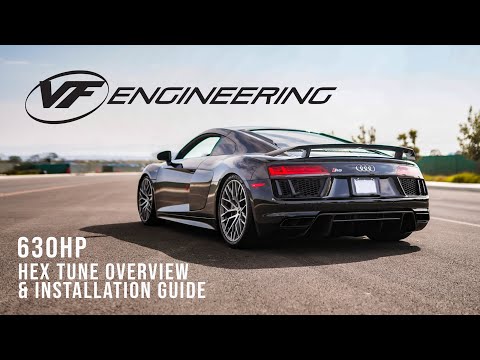 630HP Tuned Audi R8 V10+ - Hex Tune Overview & Installation Guide with Nik Saran
