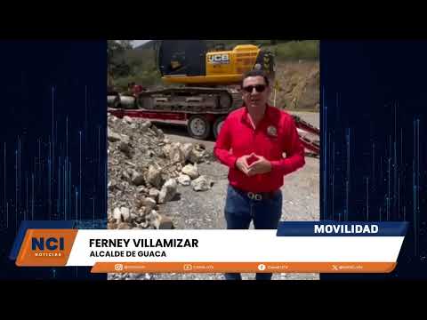 INTERVIENEN VÍAS AFECTADAS POR LAS LLUVIAS EN GUACA