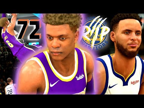 Nba 2k20 MyCareer: Bronny James - NEW Career HIGH 72 Points   Warriors Legacy Destroyed
