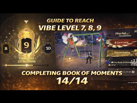Guide Reach Vibe Level 7, 8, 9 & Completing Book Of The Moment Where Stars Cascade Down Event WuWa