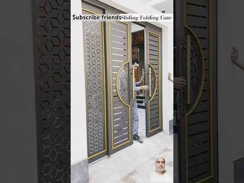 Sliding folding Tranding Main Gate ideas #slidingfolding doors #maingate #design Tranding #ideas