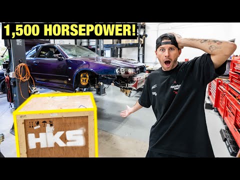 I Bought a $50,000 HKS Crate Engine for my R34 GTR!