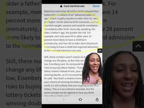 Advanced Paternal Age Does Impact the Babies and the Moms!!