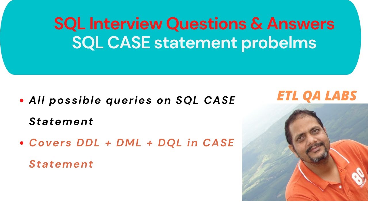 ETL Testing | SQL Interview Questions using CASE statement | SQL CASE statement in Oracle