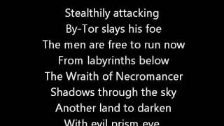 Rush-The Necromancer (Lyrics)