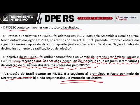 Treinamento Intensivo DPE RS - Defensor Publico | Direitos Humanos: com Karoline Leal