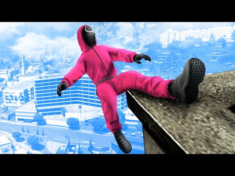 GTA 5 SQUID GAME Guard • Funny/Crazy Ragdolls episode 19