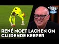 René moet lachen om glijdende keeper en verdediger | VERONICA INSIDE