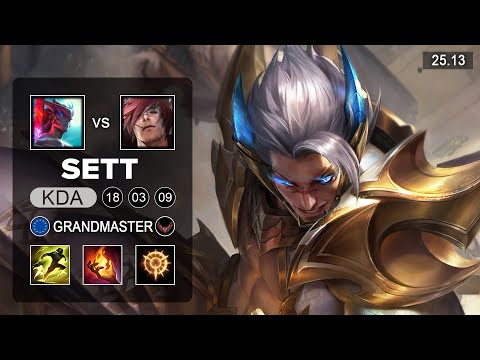 Sett vs Yone Top - EUW Grandmaster - Patch 25.13 Season 15