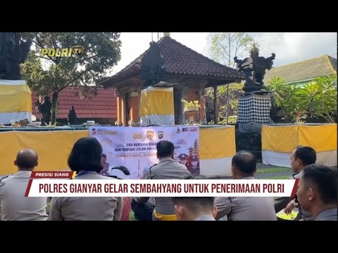 POLRES GIANYAR SEMBAHYANG BERSAMA PANBANRIM