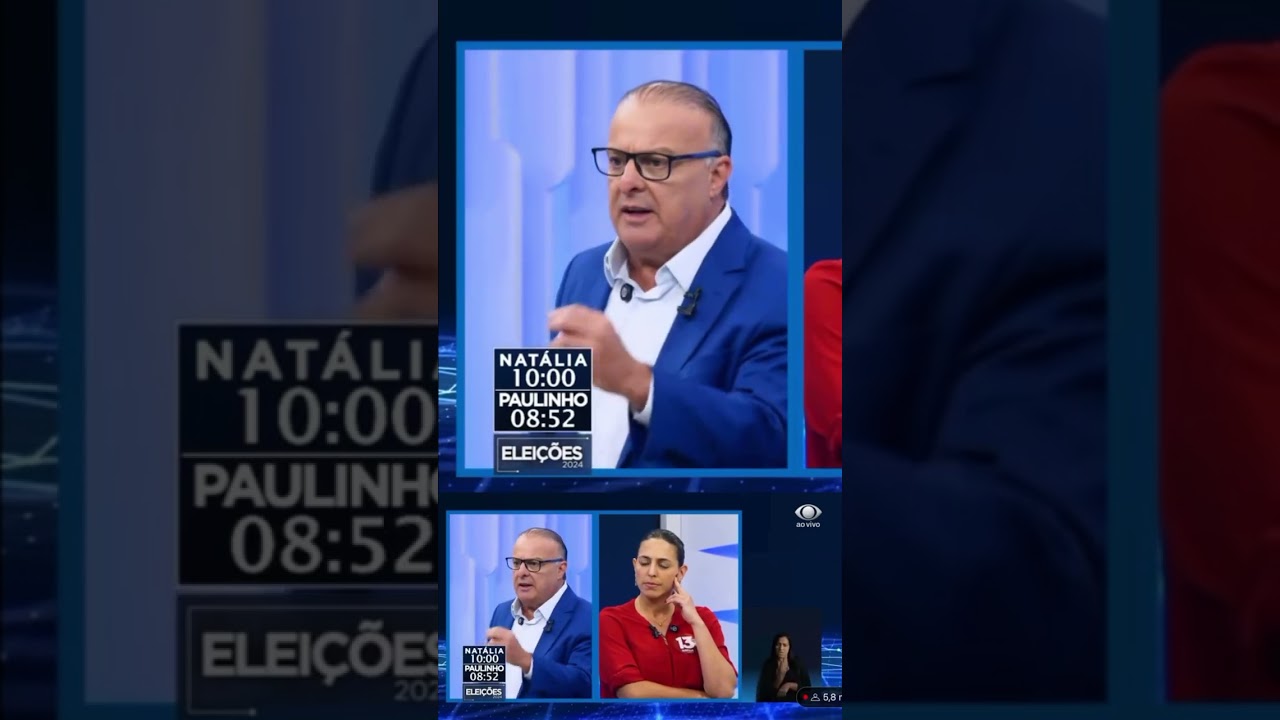 Acusações de Fake News marcam debate entre Natália Bonavides e Paulinho Freire | Debate na Band