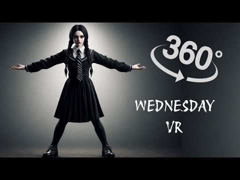 Wednesday Addams 360°  Dance - Spot Dad in VR | VR/360° Experience