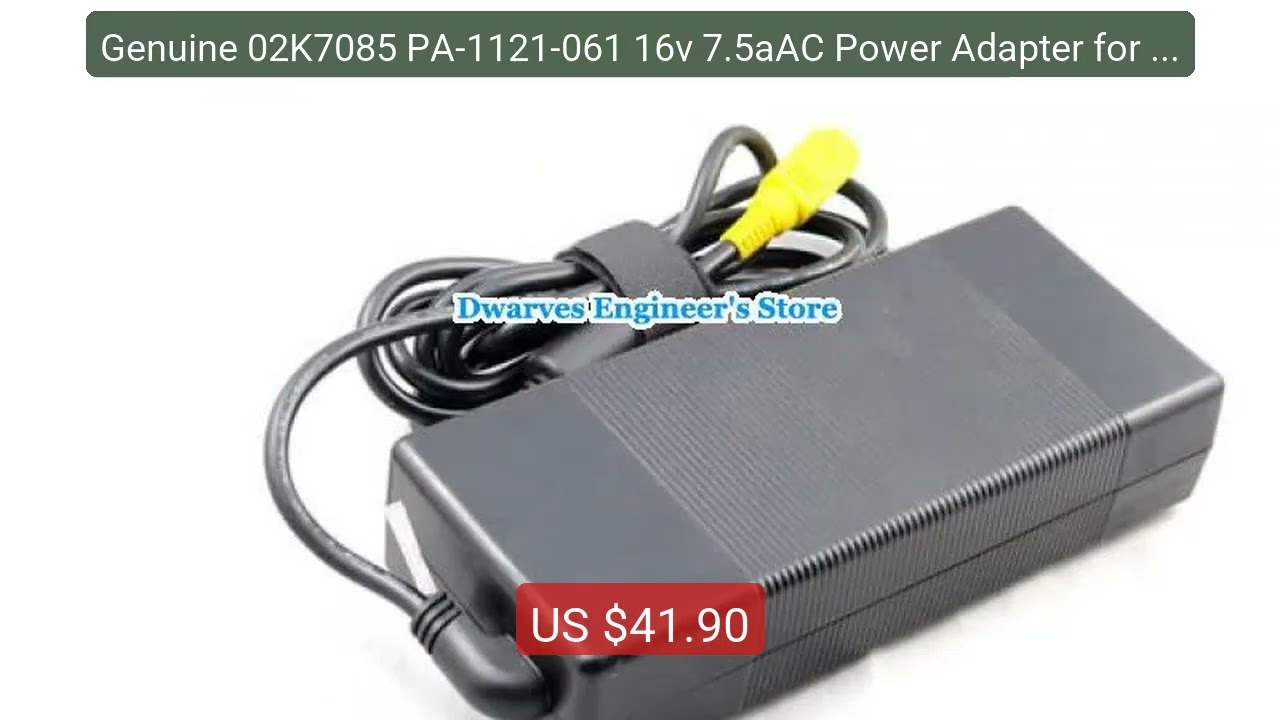 Genuine 02K7085 PA-1121-061 16v 7.5aAC Power Adapter for Ibm 2... — Best Buy 2026 | Great Quality!