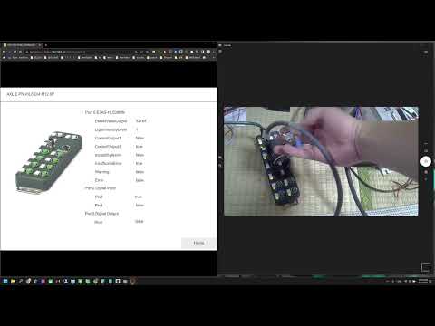 PhoenixContact.AXL E IOL8 DI4 M12 6P DIO Operation