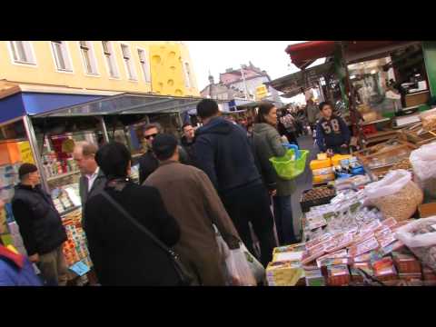 Heinz Fischer am Brunnenmarkt