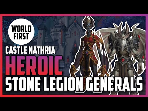 WORLD FIRST (?) HEROIC STONE LEGION GENERALS | Castle Nathria Shadowlands