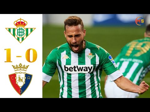 Real Betis 1-0 AS Osasuna | but Rorja Iglesias