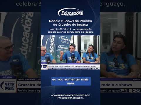 Rodeio e Shows na Prainha de Cruzeiro do Iguaçu