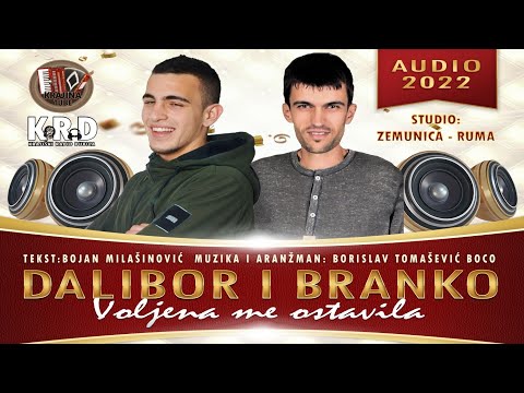 Dalibor i Branko - Voljena me ostavila (Audio 2022)