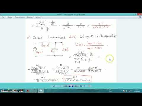 Tutorial 13 - Trasformata di Laplace - Analisi dei circuiti AC - MATLAB - SIMULINK