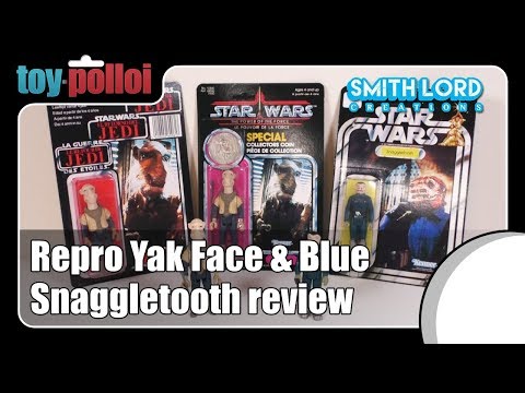 Star Wars Blue Snaggletooth and Yakface reproductions review - Toy Polloi - Smith Lord Creations