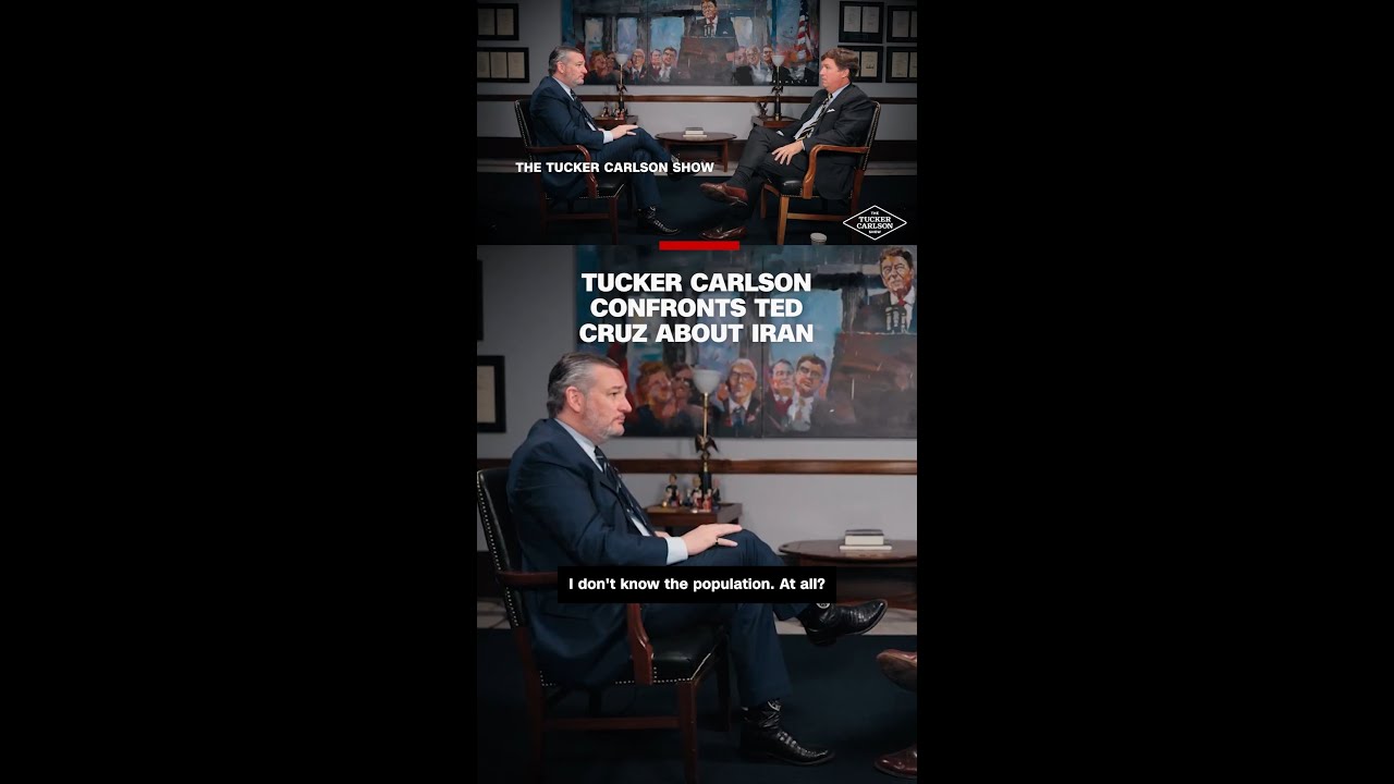 Tucker Carlson confronts Ted Cruz about Iran