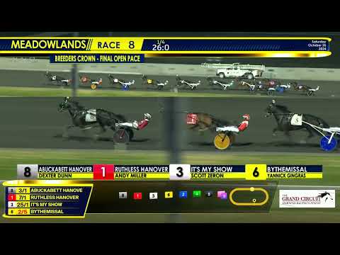 October 26, 2024 - Breeders Crown Final - Open Pace - Race 8