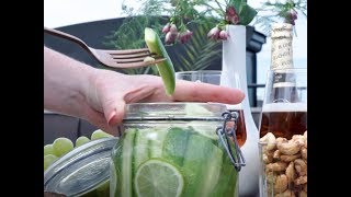 Gin & Tonic-picklad gurka