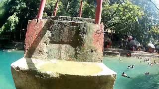 preview picture of video 'Cliff jumping at Malumpati Cold Spring'