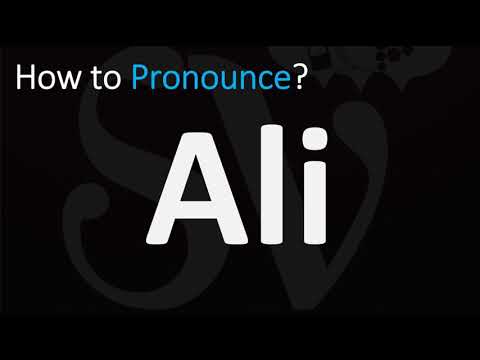 How to Pronounce Ali? (CORRECTLY)