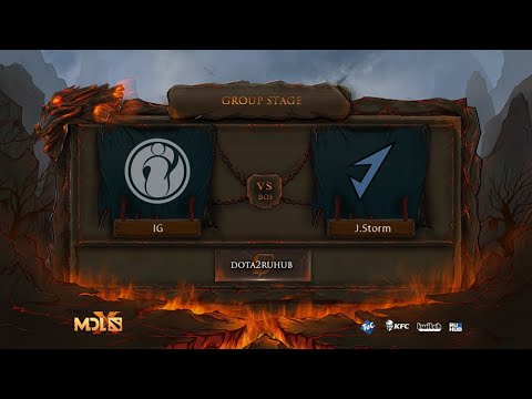 Invictus Gaming vs J.Storm, MDL Chengdu Major, bo3, game 2 [Lex & 4ce]