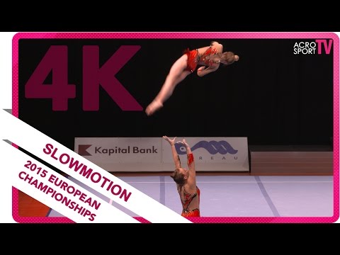 Fisher, Greaves - Great Britain - Women´s pair - Senior dynamic final - European Championship 2015