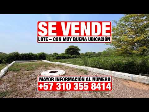 🔥(SE VENDE)🔥LOTE – MUY BIEN UBICADO DE (590 M²)🔥Mayor información al número: (+57) 310 355 8414🔥