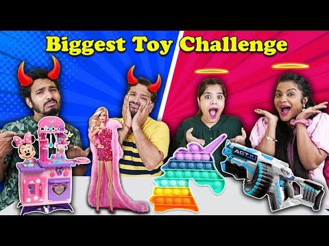 Girl vs toy