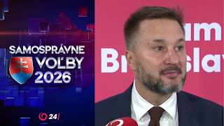 Tlačový brífing kandidáta na primátora Bratislavy Matúša Valla (24.10.2026)