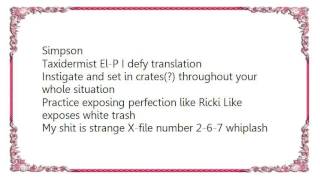 Company Flow - Bad Touch Example Lyrics