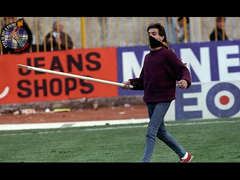 AEK - Olympiakos 1991  //  Pyro-Greece