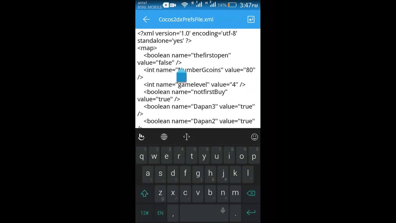 hack with es explorer for river crossing iq on android