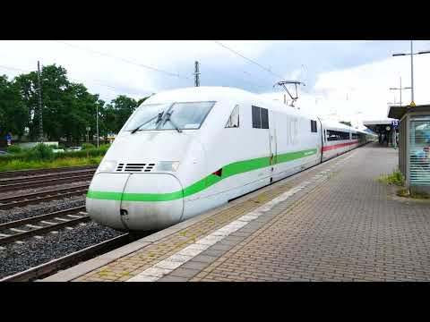 ICE 2 Doppel! Durchfahrt Bahnhof Minden - Train in Minden station