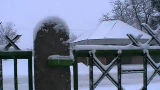 preview picture of video '2010.12.17-18. Havazás Söptén - Snowfall in Söpte'