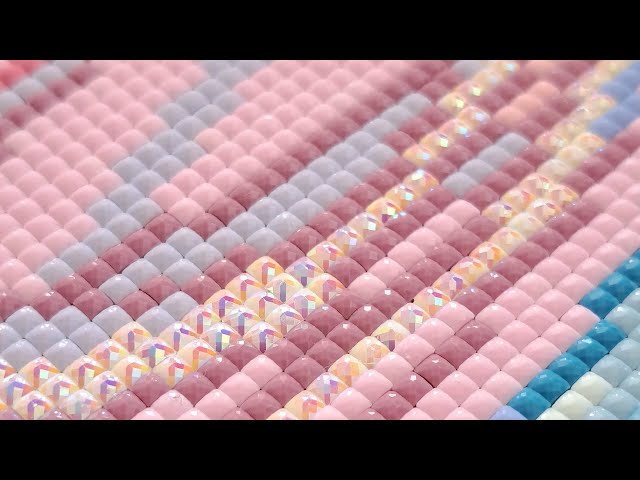 Double Satisfying & Relaxing ASMR Diamond Painting Compilation - Real Time - No Talking