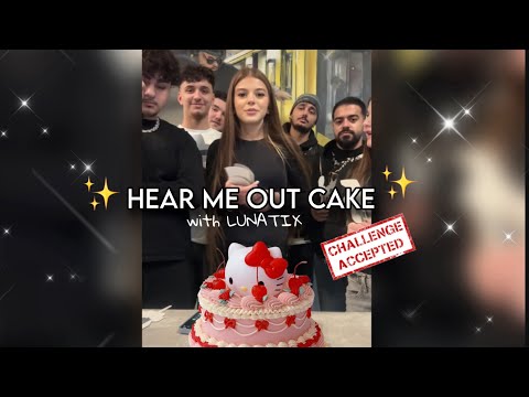 Hear me out cake with Lunatix!🎂✨
