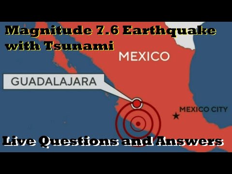 Mexico 7.6 Earthquake and Tsunami Footage - LIVE Questions and Answers With DIAMOND