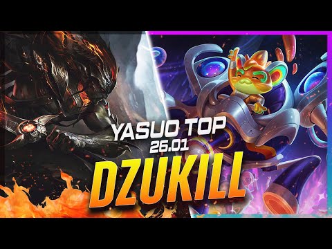 Dzukill - Yasuo vs Rumble TOP Patch 26.1 - Yasuo Gameplay
