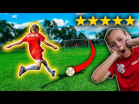 WHOEVER SCORES THE BEST FREE KICK GOAL WINS HAJS 💲 NADIA'S TEAM