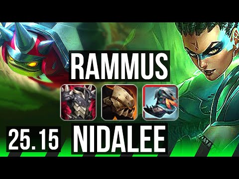 RAMMUS vs NIDALEE (JGL) | KR Master | 25.15